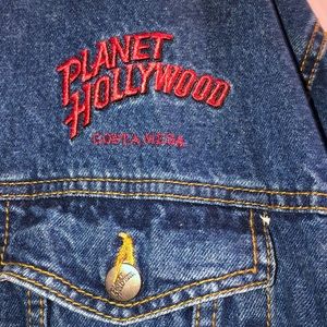 AUTHENTIC COSTA MESA PLANET HOLLYWOOD JEAN JACKET